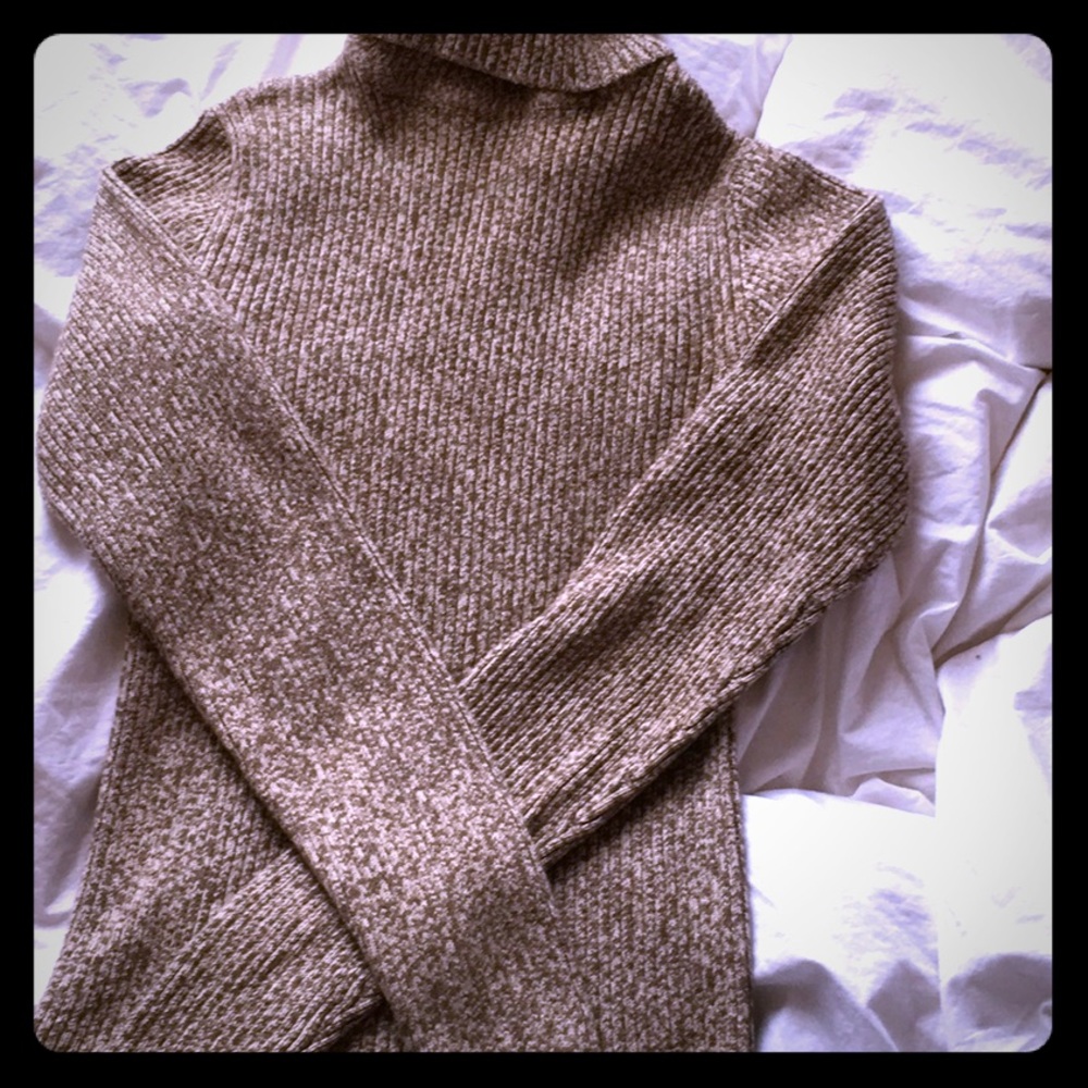 Tan/beige turtle neck